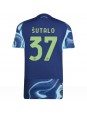 Billige Ajax Josip Sutalo #37 Bortedrakt 2025-26 Kortermet